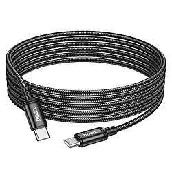 USB кабель Hoco X91, Type-C, Type-C, 3.0 м., Чорний