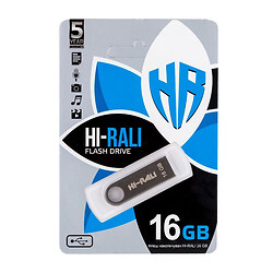 USB Flash Hi-Rali Shuttle, 16 Гб., Чорний