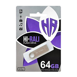 USB Flash Hi-Rali Shuttle, 64 Гб., Золотой