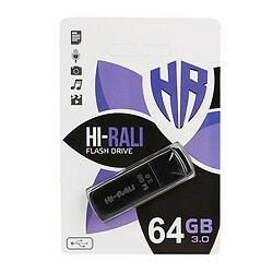 USB Flash Hi-Rali Taga, 64 Гб., Чорний