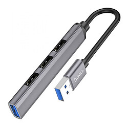 USB Hub Hoco HB26, USB, Сірий
