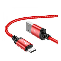 USB кабель Hoco X89, MicroUSB, 1.0 м., Красный
