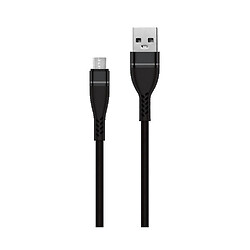 USB кабель WALKER C580, MicroUSB, 1.0 м., Чорний