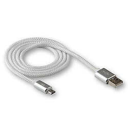 USB кабель WALKER C740, MicroUSB, 1.0 м., Белый