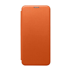 Чехол (книжка) Xiaomi Poco C40, Premium Leather, Оранжевый