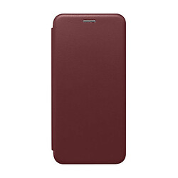 Чехол (книжка) Xiaomi Redmi 10a, Premium Leather, Marsala, Красный