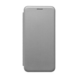 Чехол (книжка) Xiaomi Redmi 9a, Premium Leather, Серый