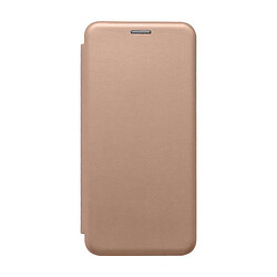 Чехол (книжка) Xiaomi Redmi 9a, Premium Leather, Rose Gold, Розовый