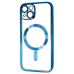 Чохол (накладка) Apple iPhone 14 Plus, FIBRA Chrome, MagSafe, Синій