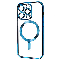 Чохол (накладка) Apple iPhone 14 Pro, FIBRA Chrome, MagSafe, Синій