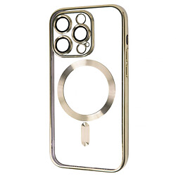 Чехол (накладка) Apple iPhone 14 Pro, FIBRA Chrome, MagSafe, Золотой