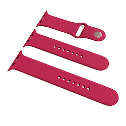 Ремешок Apple Watch 42 / Watch 44, Silicone WatchBand, Pomegranate, Бордовый