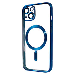 Чохол (накладка) Apple iPhone 13, FIBRA Chrome, MagSafe, Синій