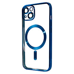 Чохол (накладка) Apple iPhone 13 Pro Max, FIBRA Chrome, MagSafe, Синій