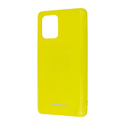 Чехол (накладка) Samsung N770 Galaxy Note 10 Lite, MOLAN CANO Pearl Jelly, Желтый