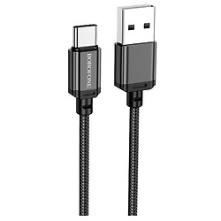 USB кабель Borofone BX87 Sharp PD, Type-C, 1.0 м., Чорний