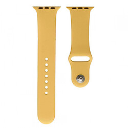 Ремешок Apple Watch 42 / Watch 44, Silicone WatchBand, Золотой