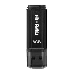 USB Flash Hi-Rali Stark, 8 Гб., Чорний