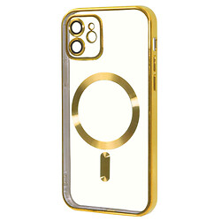 Чохол (накладка) Apple iPhone 12, FIBRA Chrome, MagSafe, Золотий
