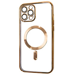 Чехол (накладка) Apple iPhone 12 Pro, FIBRA Chrome, MagSafe, Золотой