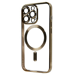 Чехол (накладка) Apple iPhone 13 Pro, FIBRA Chrome, MagSafe, Золотой