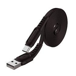 USB кабель Konfulon DC-03C, Type-C, 2.0 м., Чорний