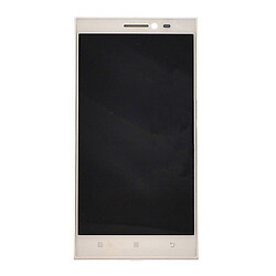 Дисплей (экран) Lenovo Vibe Z2, Original (PRC), С сенсорным стеклом, С рамкой, Белый