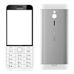 Корпус Nokia 230 Dual Sim, High quality, Белый
