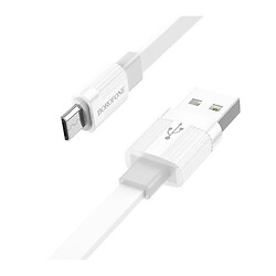 USB кабель Borofone BX89, MicroUSB, 1.0 м., Белый