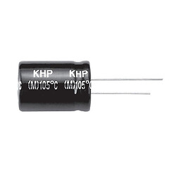 Электролитический конденсатор 33uF 63V KHP 6,3x9mm (KHP-063V330ME090-Koshin)