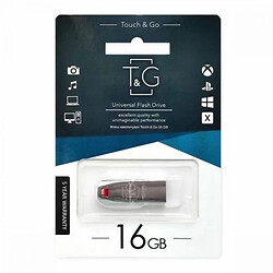 USB Flash T&G Chrome 115, 16 Гб., Стальной