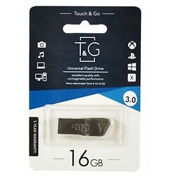 USB Flash T&G Metal 114, 16 Гб., Чорний