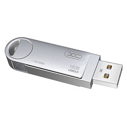 USB Flash XO DK-02, 64 Гб., Сталевий