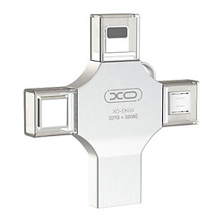 USB Flash XO DK-04, 64 Гб., Стальной