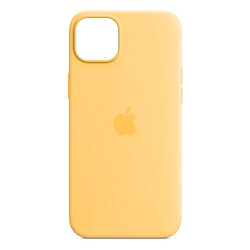 Чохол (накладка) Apple iPhone 14 Plus, Silicone Classic Case, Sunglover, MagSafe, Жовтий