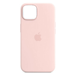 Чохол (накладка) Apple iPhone 14, Silicone Classic Case, Chalk Pink, MagSafe, Рожевий