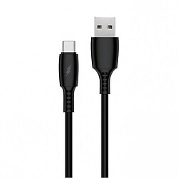 USB кабель Walker C308, Type-C, 1.0 м., Чорний