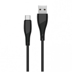 USB кабель Walker C345, Type-C, 1.0 м., Чорний