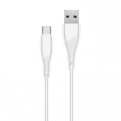 USB кабель Walker C345, Type-C, 1.0 м., Белый