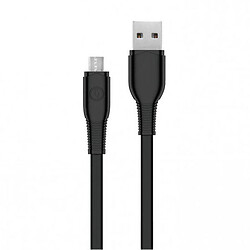 USB кабель Walker C595, MicroUSB, 1.0 м., Чорний