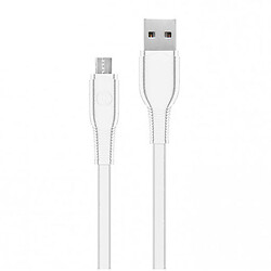 USB кабель Walker C595, MicroUSB, 1.0 м., Білий