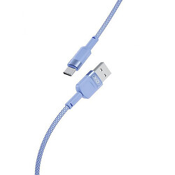 USB кабель XO NB198, Type-C, 1.0 м., Синій