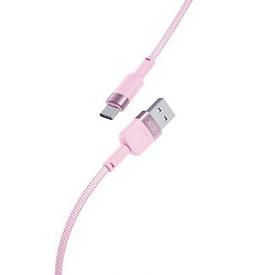 USB кабель XO NB198, Type-C, 1.0 м., Розовый
