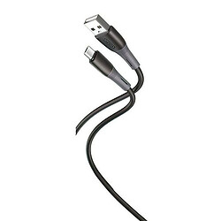 USB кабель XO NB225, MicroUSB, 1.0 м., Чорний