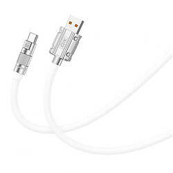 USB кабель XO NB227, Type-C, 1.2 м., Білий