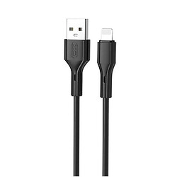 USB кабель XO NB230 Apple iPhone 15 Plus / iPhone 15 Pro Max / iPhone 15 / iPhone 15 Pro / iPhone SE 2022 / iPhone 14 Pro Max / iPhone 14 Plus / iPhone 14 Pro / iPhone 14 / iPhone 13 Pro / iPhone 13 Mini / iPhone 13, Lightning, 1.0 м., Чорний