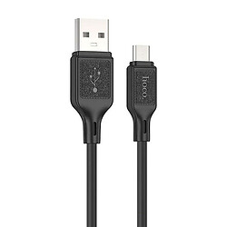 USB кабель Hoco X90, MicroUSB, 1.0 м., Чорний