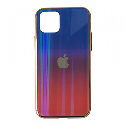 Чохол (накладка) Apple iPhone X / iPhone XS, Glass BENZO, Blue Red, Червоний