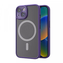 Чохол (накладка) Apple iPhone 14 Plus, Rock Guard Touch, MagSafe, Фіолетовий