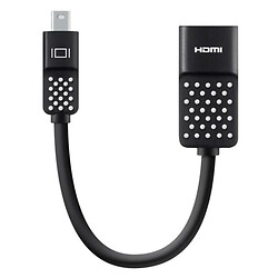 Адаптер DisplayPort-HDMI, 0.12 м., Черный